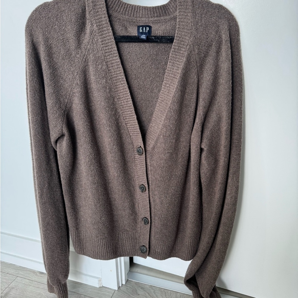 GAP Brown Cardigan Sweater